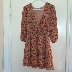 Cute Floral Mini Dress